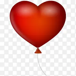 情人节红心气球图标