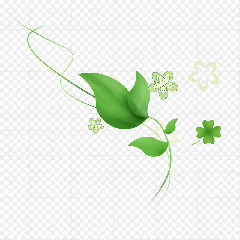 绿色现代植物装饰PNG图片素材下载_图片编号ydxjxgbe-免抠素材网