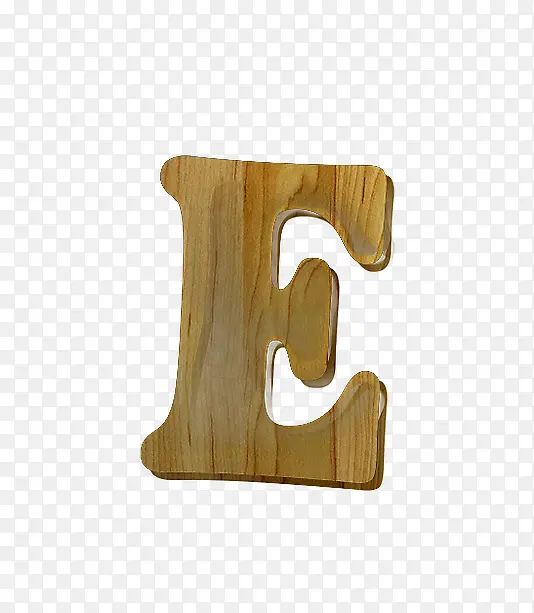 木纹字母e