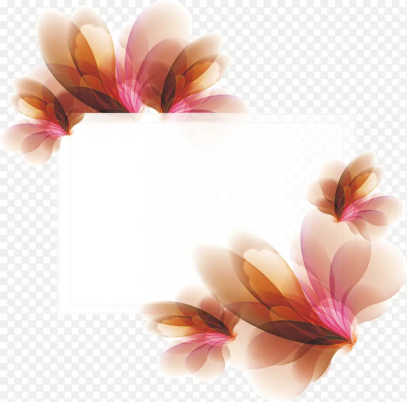 文案背景元素 淡色背景 花朵