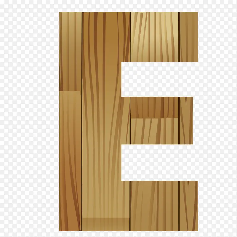 木纹英文字母E