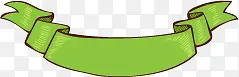 绿色彩带标题栏