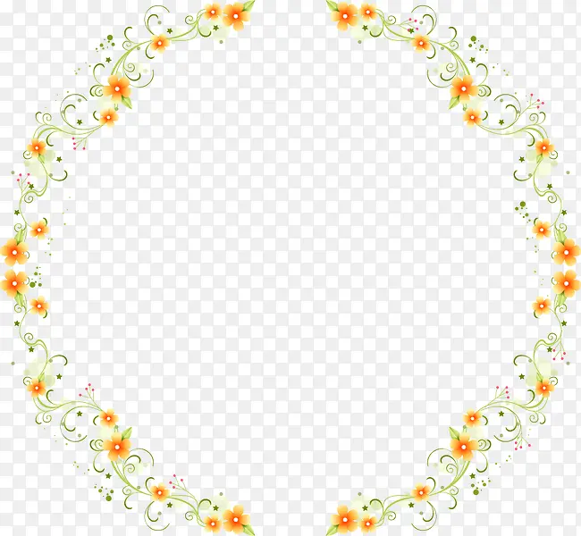 花环边框