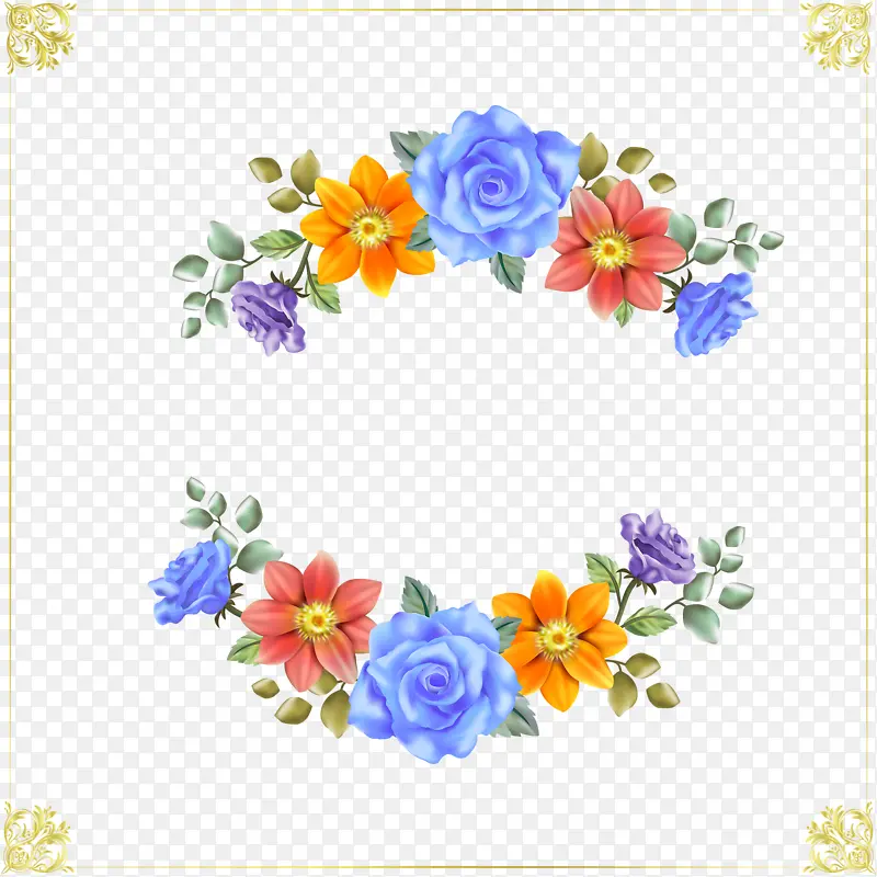对称花束