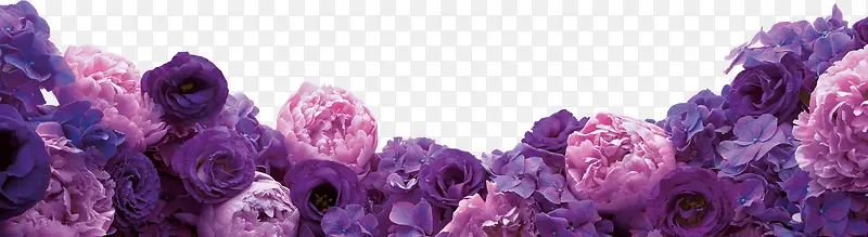 棕紫色粉色花束浪漫