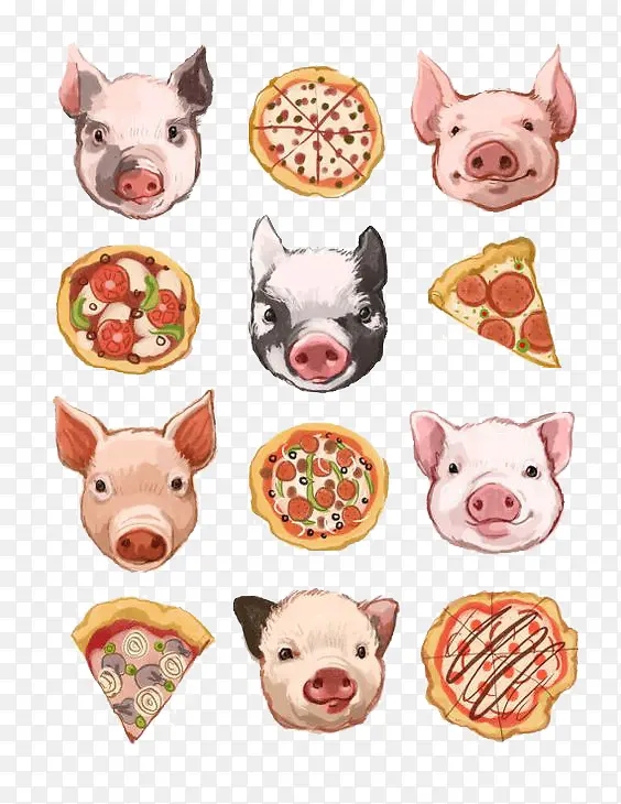 猪和披萨