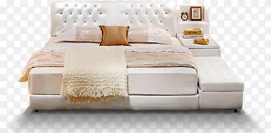 白色现代床垫