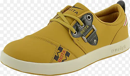 黄色舒适男鞋运动鞋