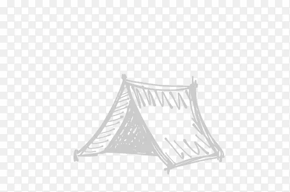 粉笔手绘帐篷