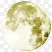 月球表面黄色