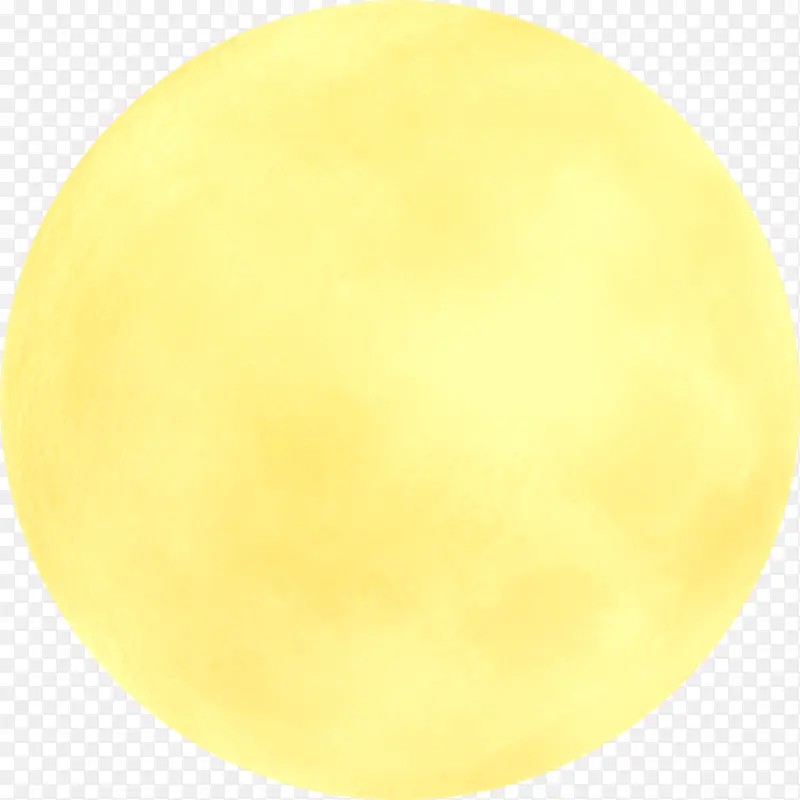 黄色球月球