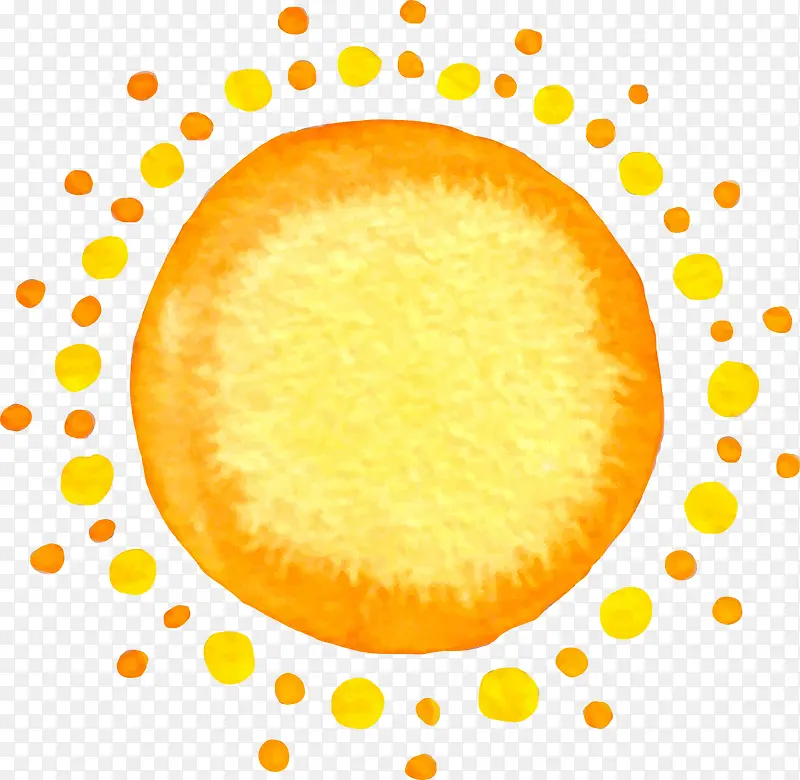 可爱卡通手绘太阳
