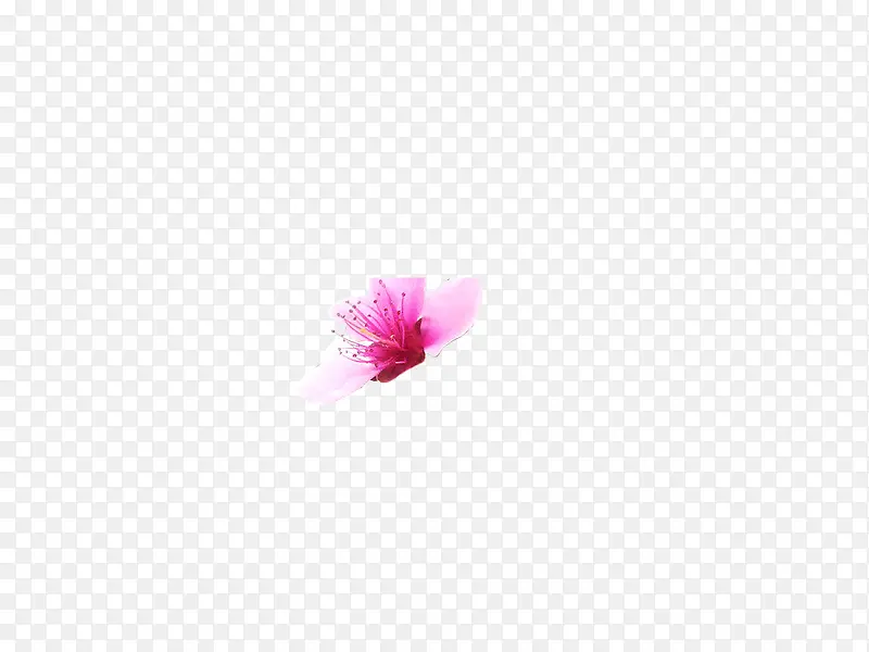 粉色桃花装饰图