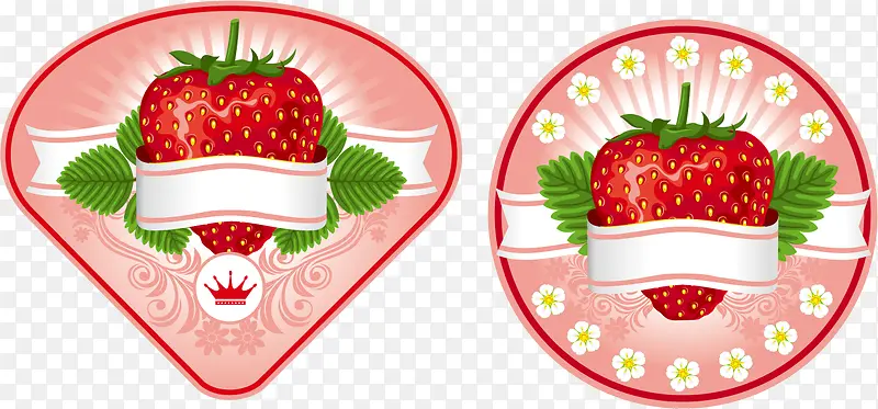 草莓边框主题标签