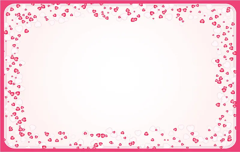 粉色浪漫边框