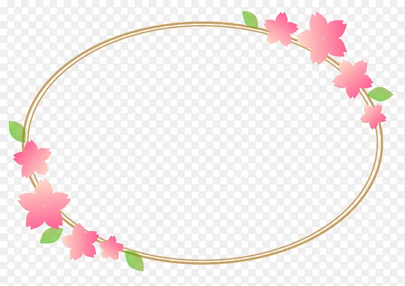 粉色小边框小花