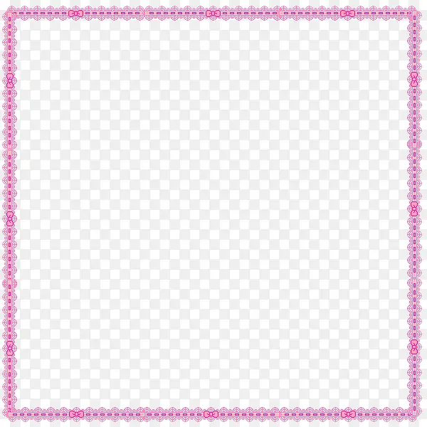 粉色装饰边框