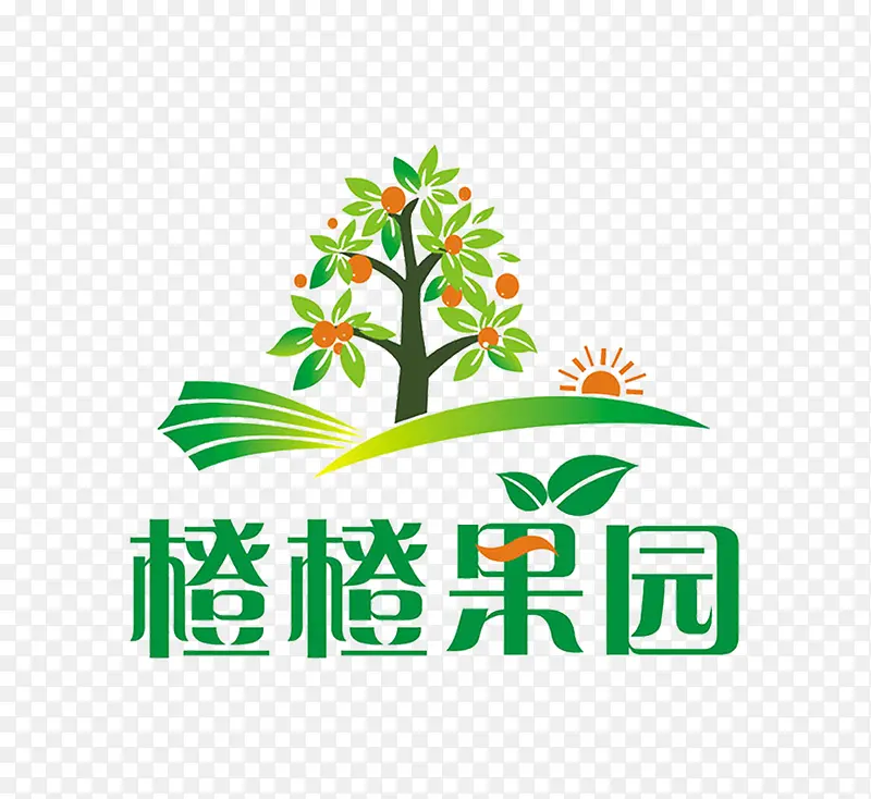 橙橙果园logo