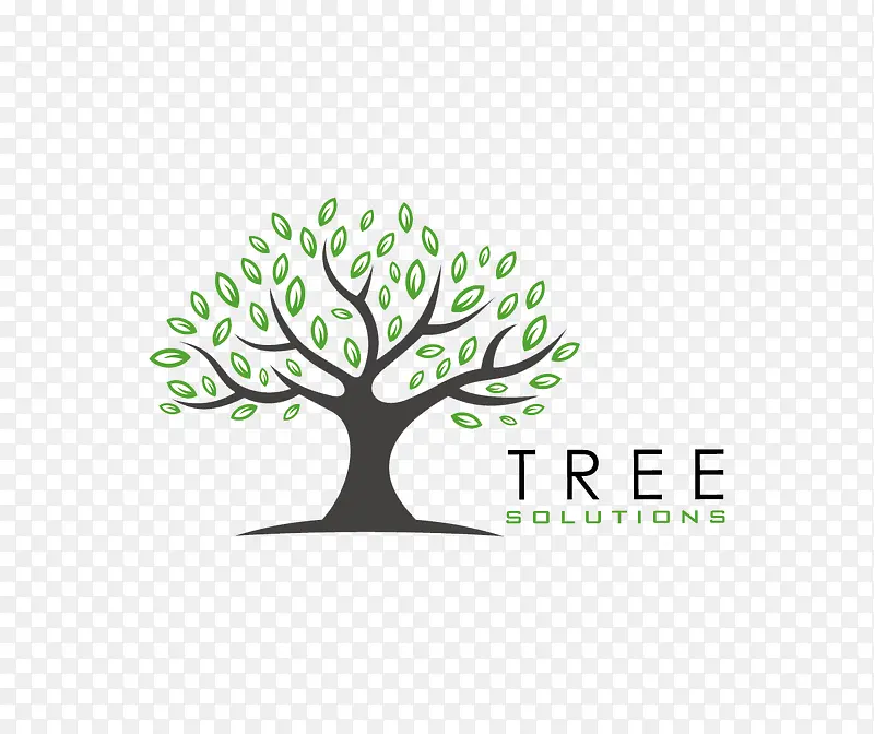 树的精美logo设计