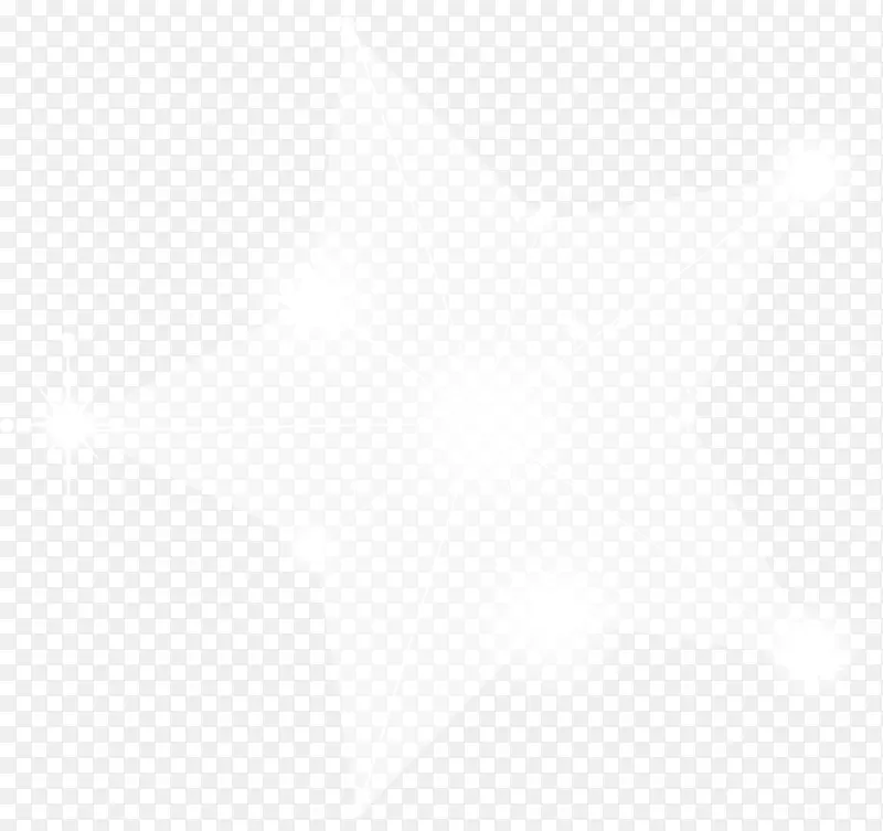 白色炫光五角星