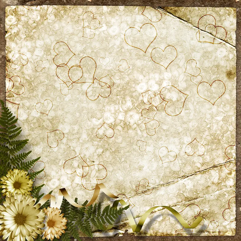 花卉背景纸张