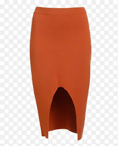 橙色半身裙