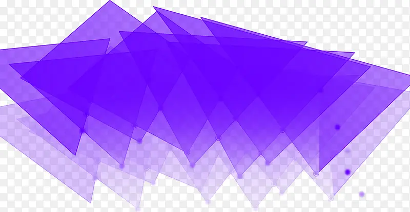紫色创意元素几何形状