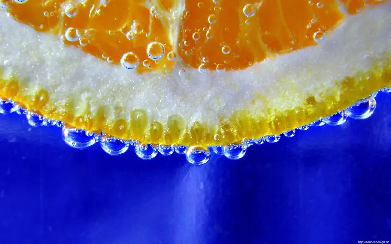 柑橘边缘水嫩多汁