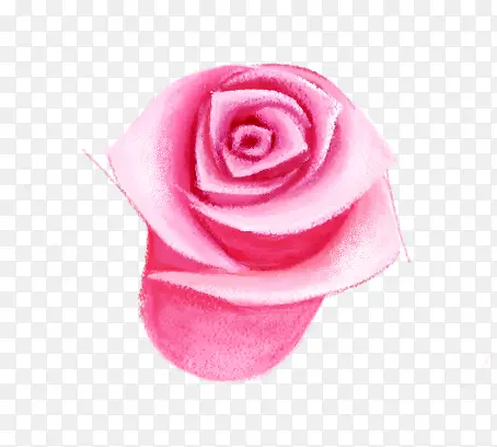 粉色手绘艺术花朵装饰