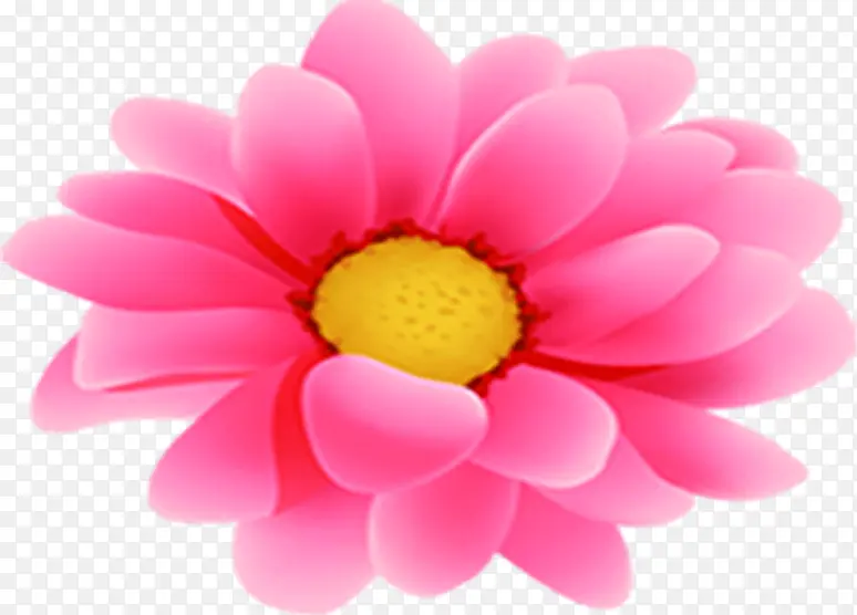 粉色可爱卡通花朵设计