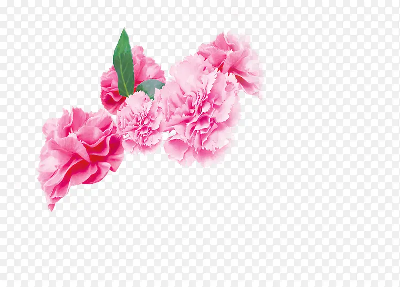 粉色温馨花朵装饰母亲节