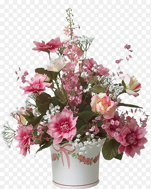 清新粉色装饰植物花朵