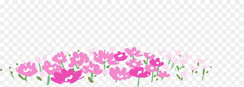 粉色创意设计花朵