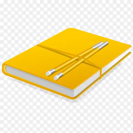黄色卡通笔记本