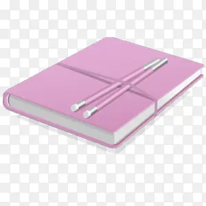 粉红笔记本子