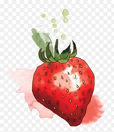 彩绘水果草莓