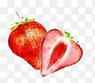 草莓  吃的   水果