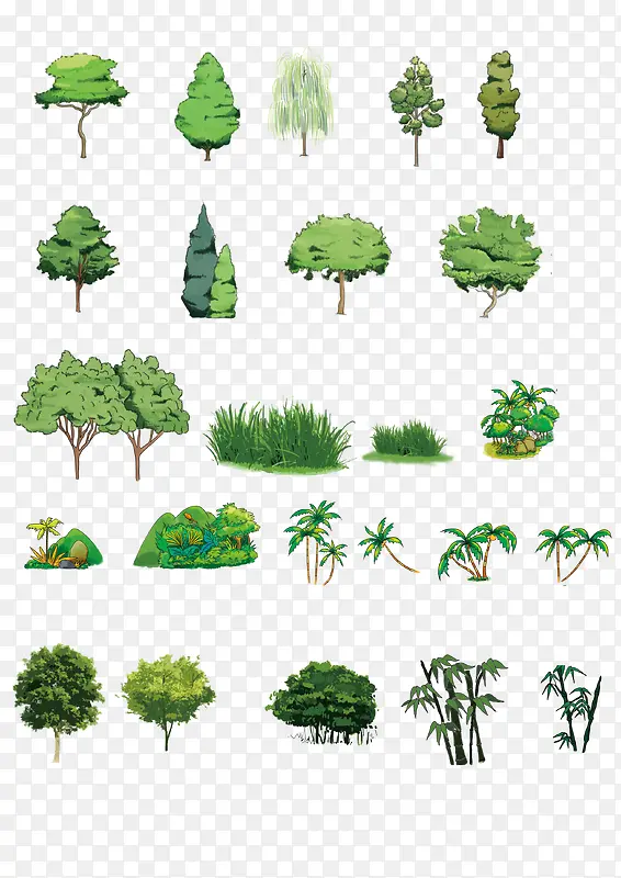 手绘植物