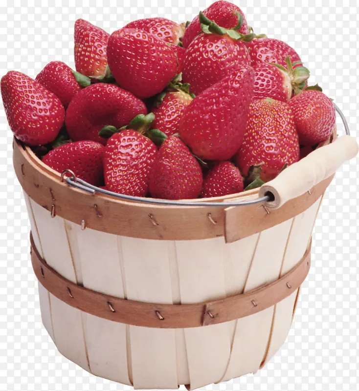 一桶草莓