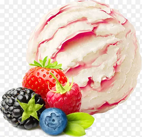 水果冰淇淋效果元素免抠素材