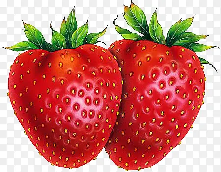 连个草莓