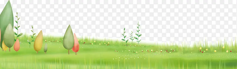 绿色草地装饰