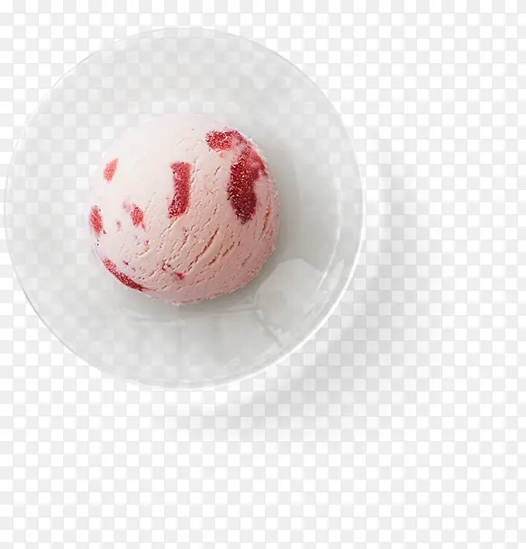 草莓布丁甜品圆球