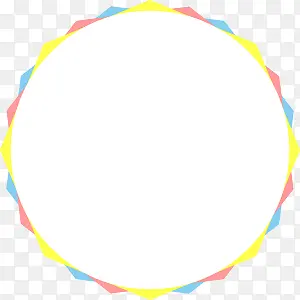 黄色粉色蓝色彩色圆圈