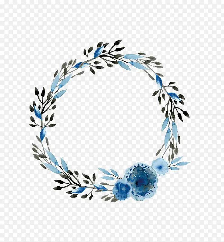 简约蓝色花纹PNG图片素材下载_图片编号ypevlpdw-免抠素材网