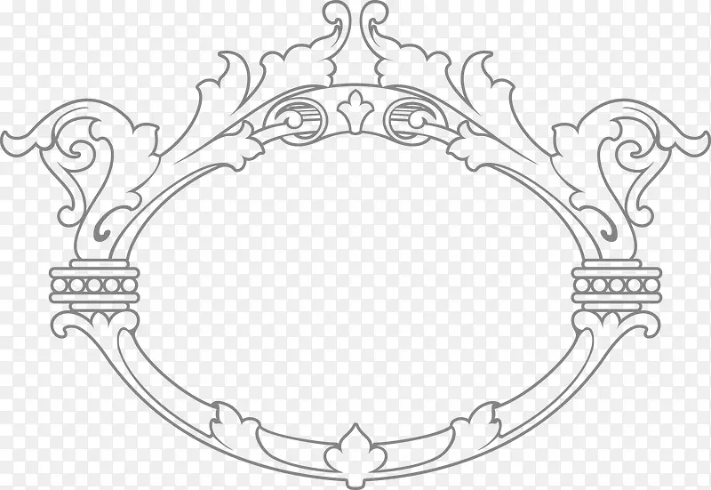 矢量欧式花纹
