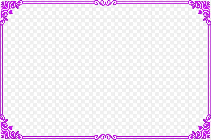 紫色简介边框