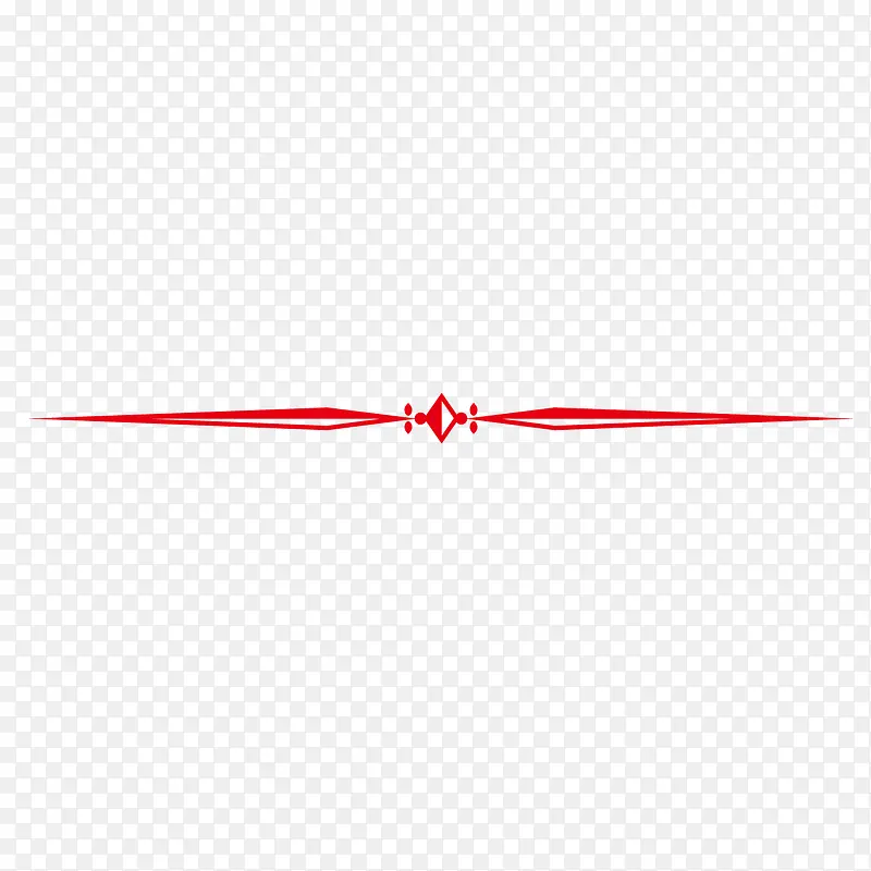 矢量分栏线红色菱形