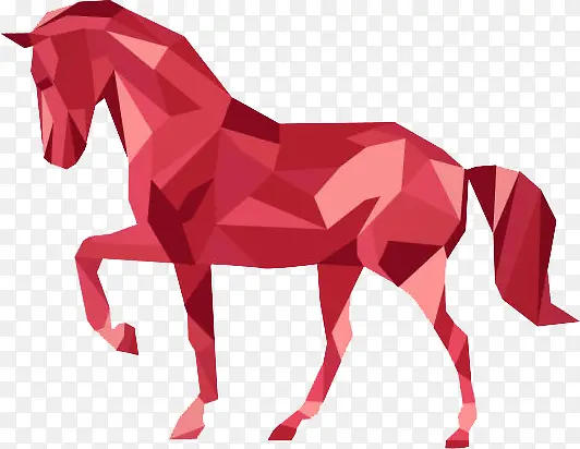 菱形红马