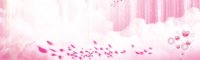 浪漫背景　粉色玫瑰背景素材